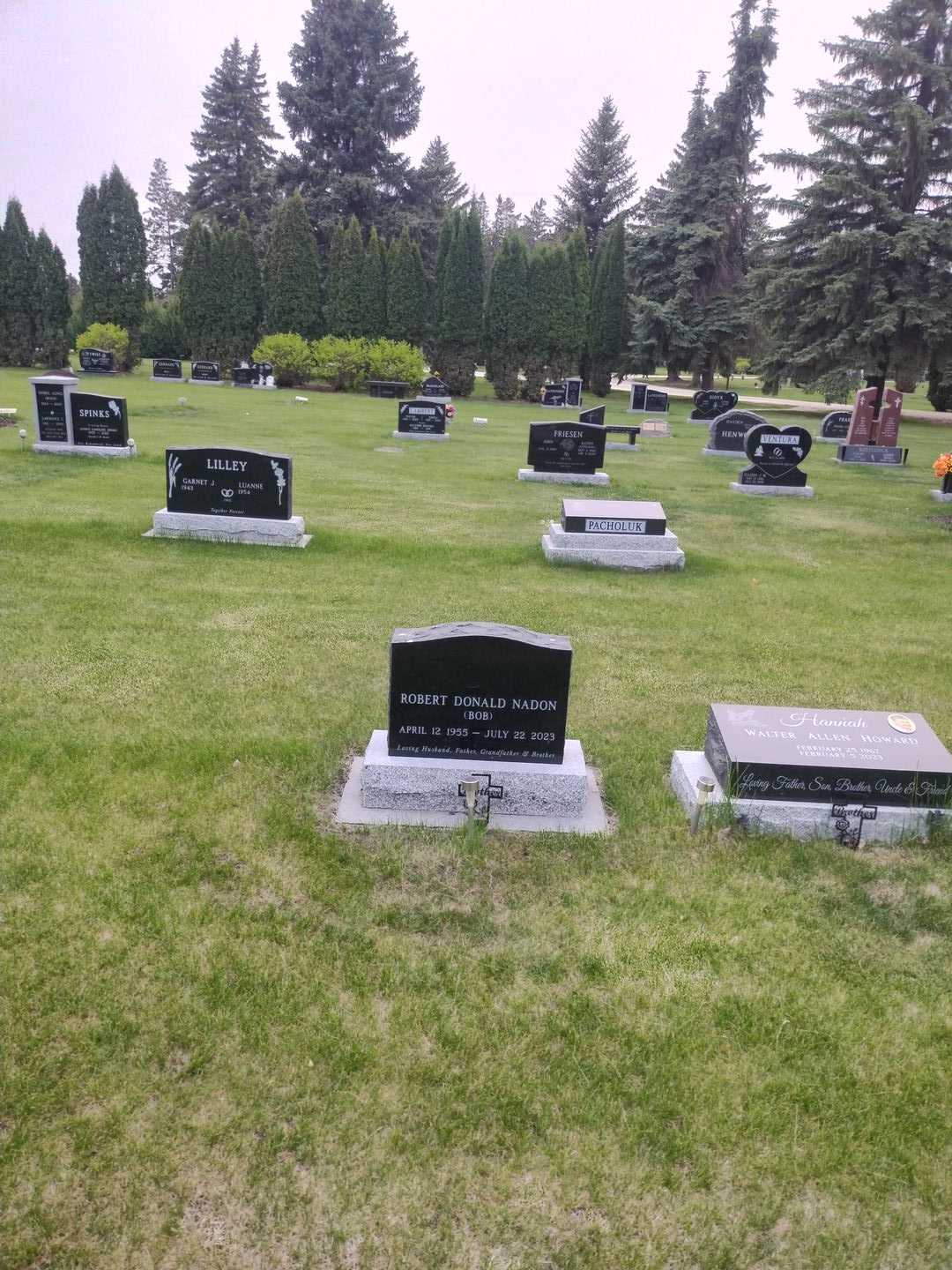 Robert Donald Nadon's grave. Photo 2