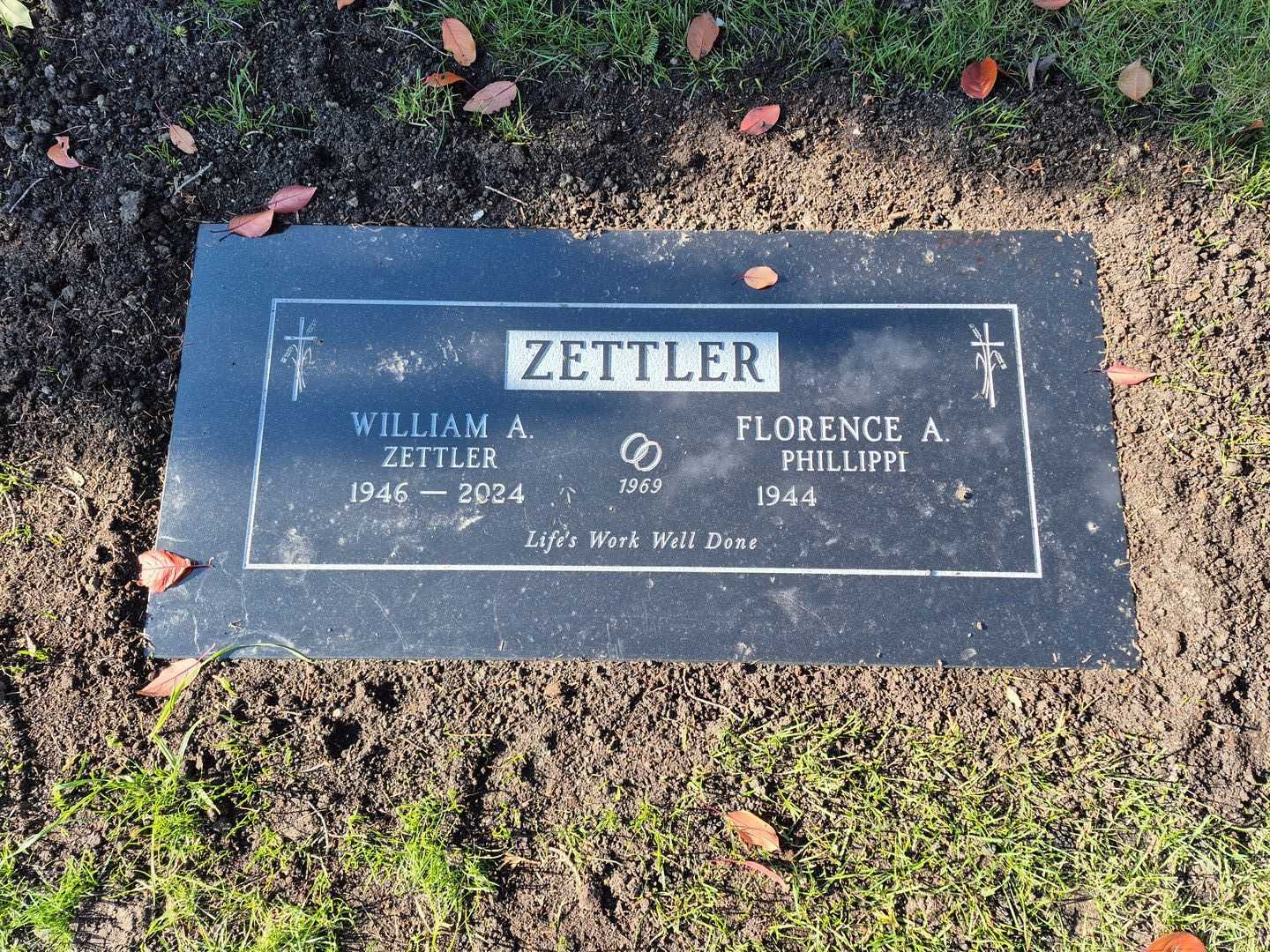 William "Bill" Zettler's grave. Photo 1