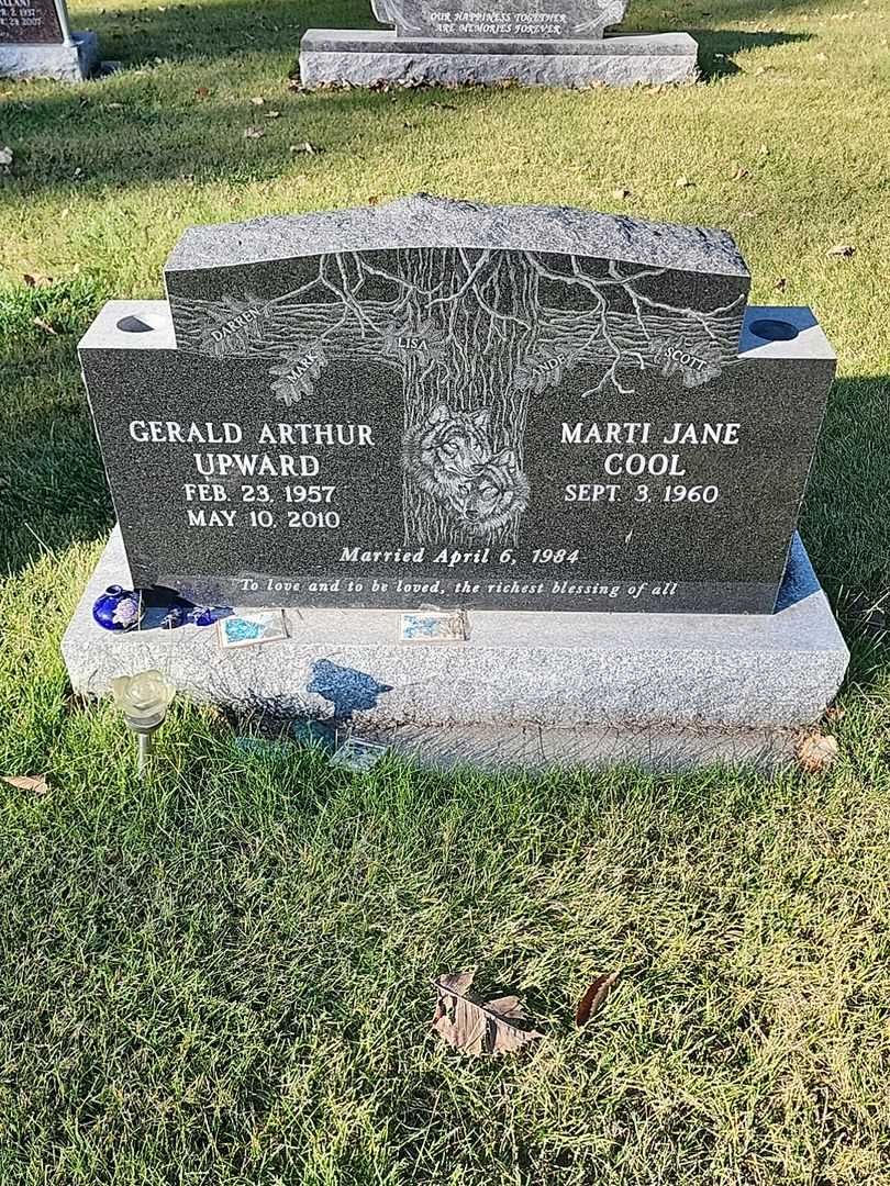 Gerald Arthur Upward's grave. Photo 1