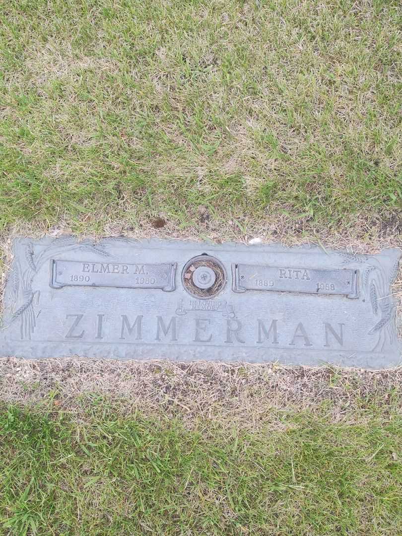 Hilda Rita Zimmerman's grave. Photo 1