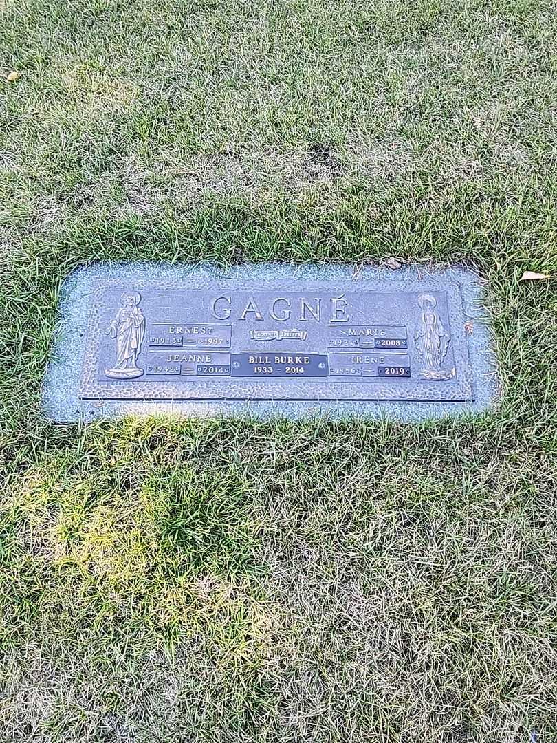 Ernest Gagne's grave. Photo 1