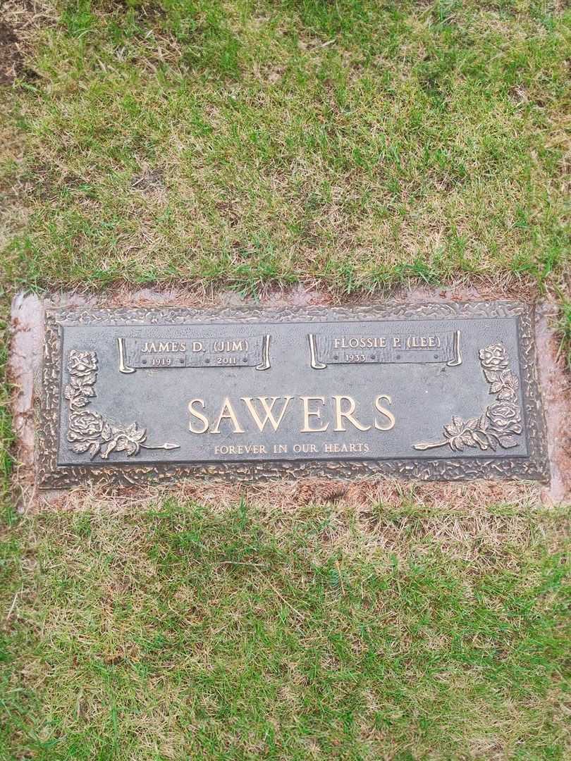 James D. "Jim" Sawers's grave. Photo 1