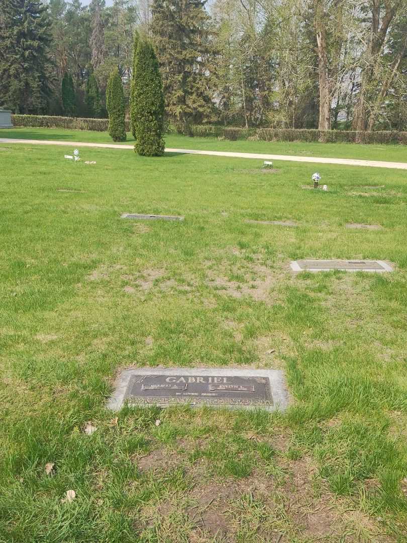 Herbert A. Gabriel's grave. Photo 2