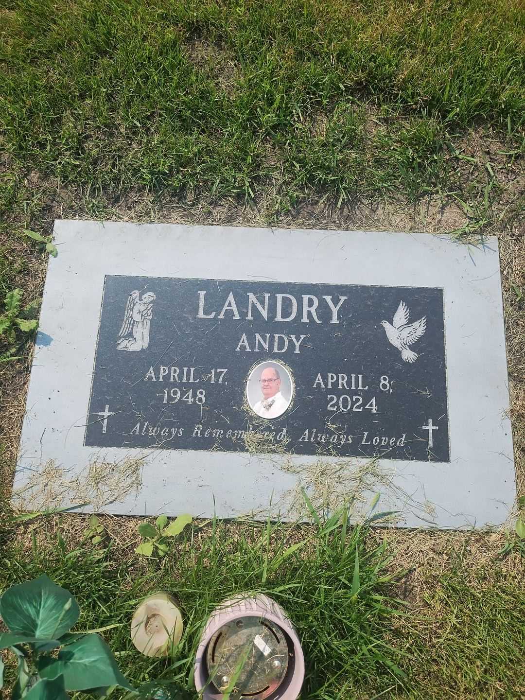 Andre "Andy" Landry's grave. Photo 1