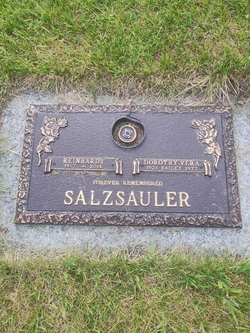 Reinhardt Salzsauler's grave. Photo 1