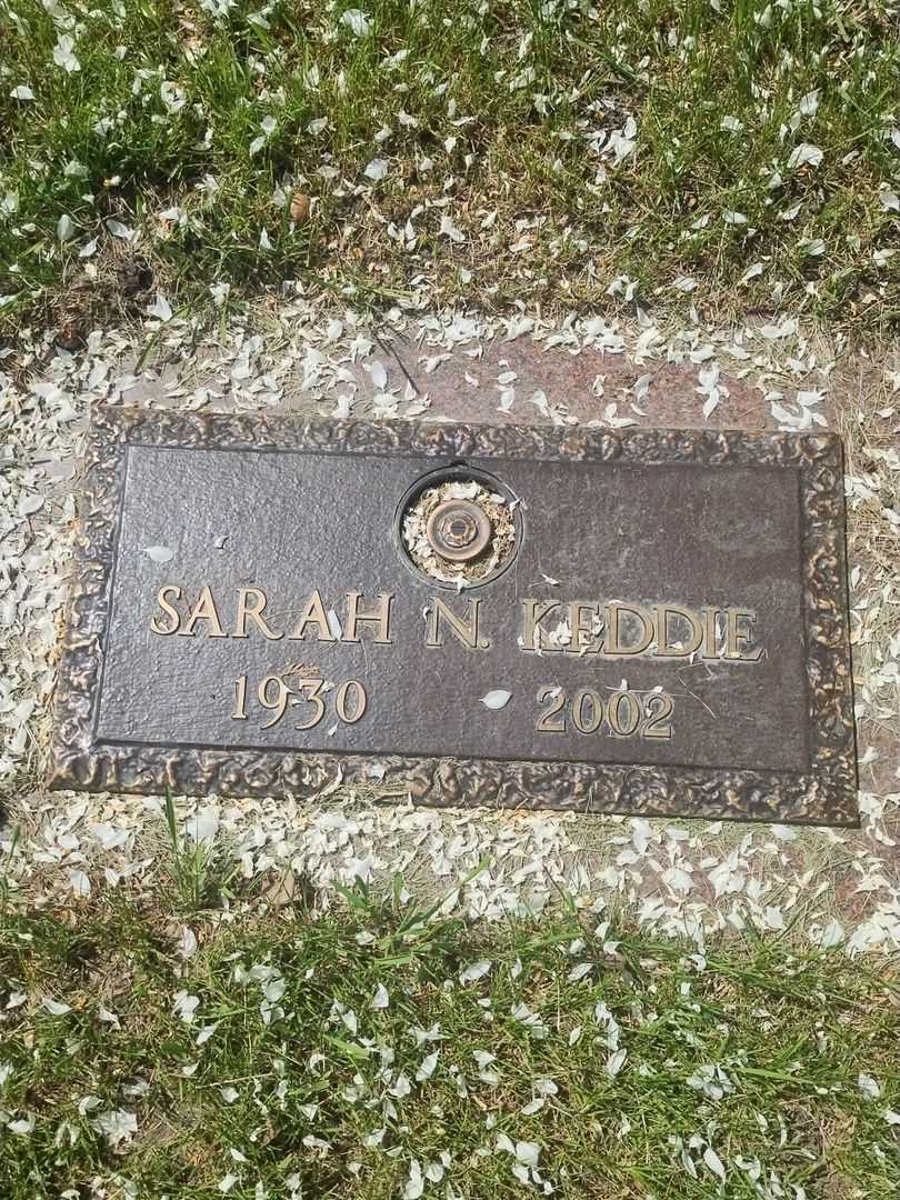 Sarah Neilson Keddie's grave. Photo 1