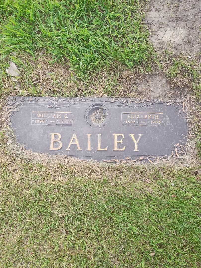 Elizabeth Bailey's grave. Photo 1