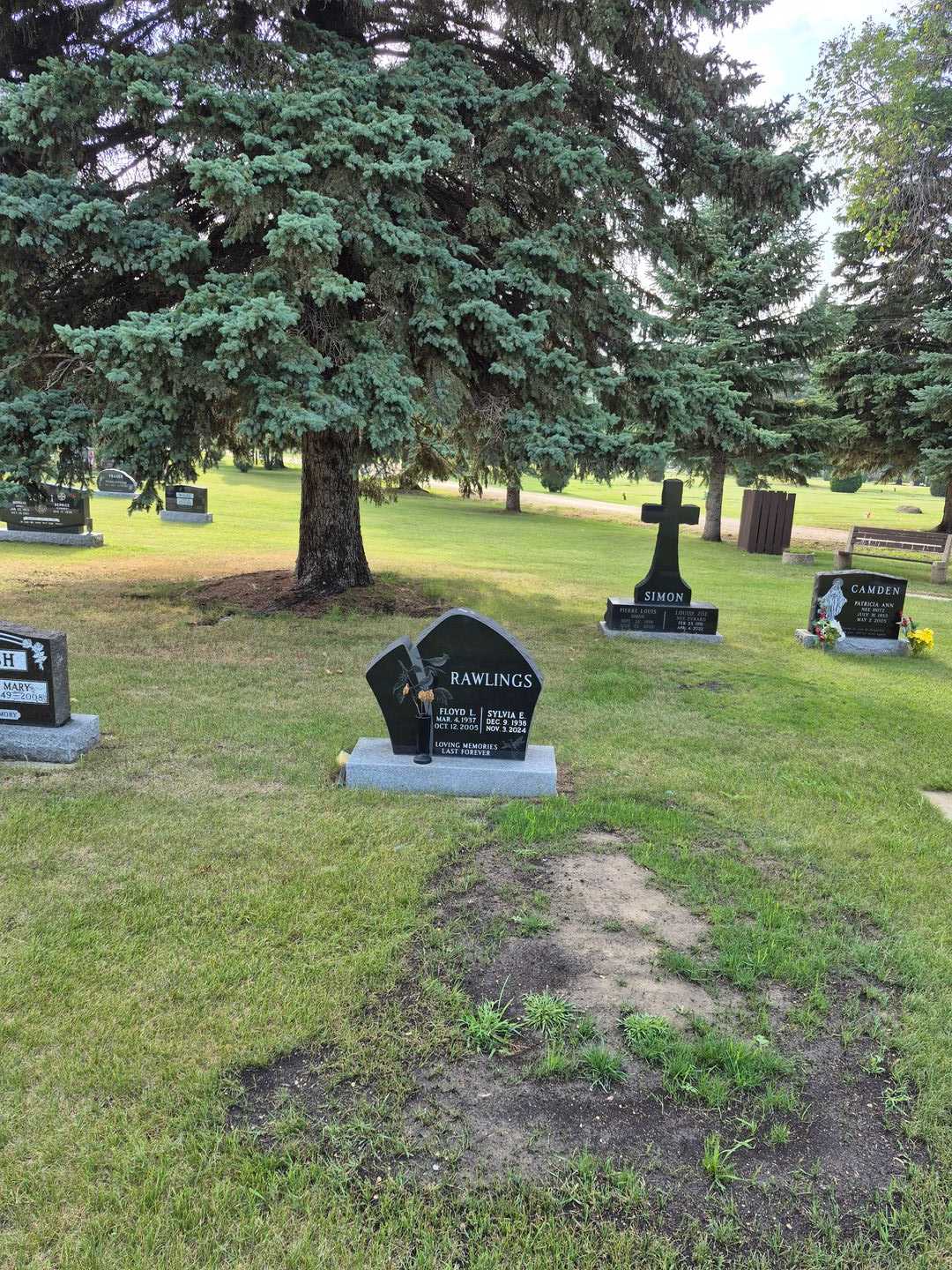 Floyd L. Rawlings's grave. Photo 3