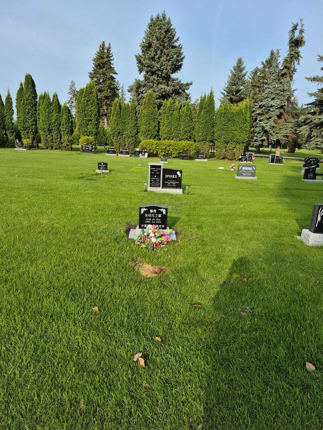 Genhua Zhang's grave. Photo 2