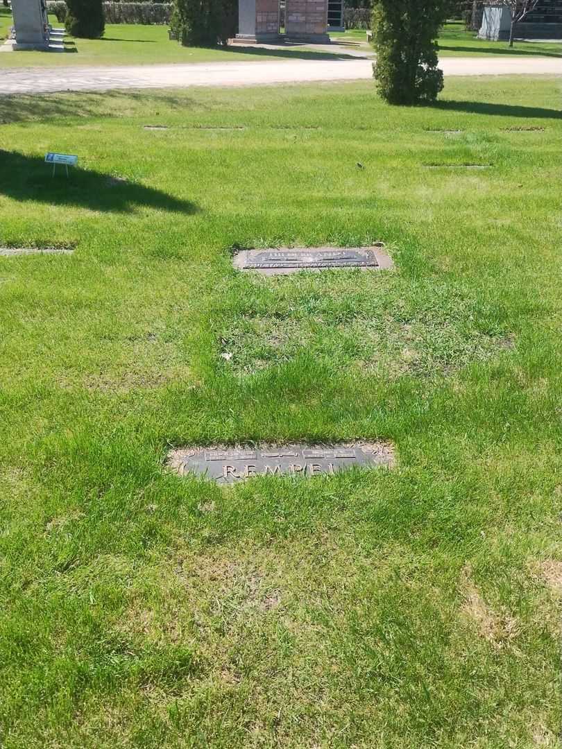 Erdman "Ed" Rempel's grave. Photo 2