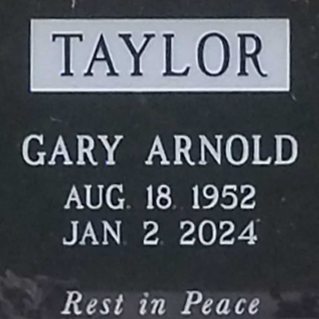 Gary Taylor's grave