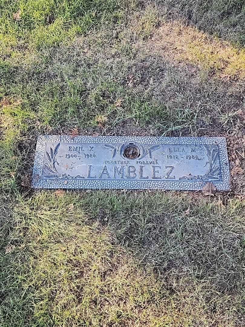 Charles Emil Lamblez's grave