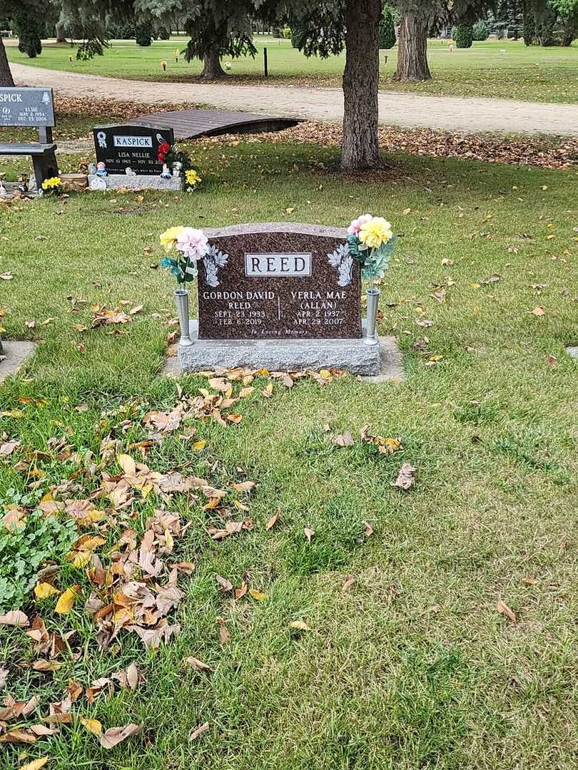 Verla Mae Allan Reed's grave. Photo 2