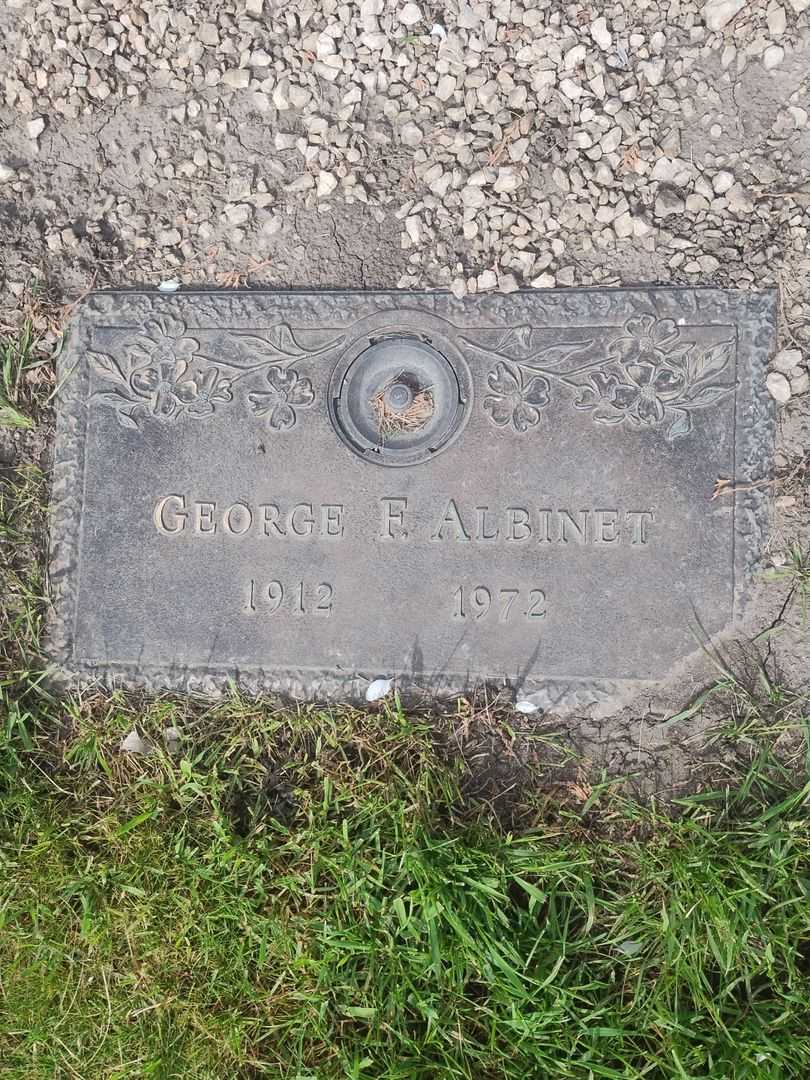 George F. Albinet's grave. Photo 1