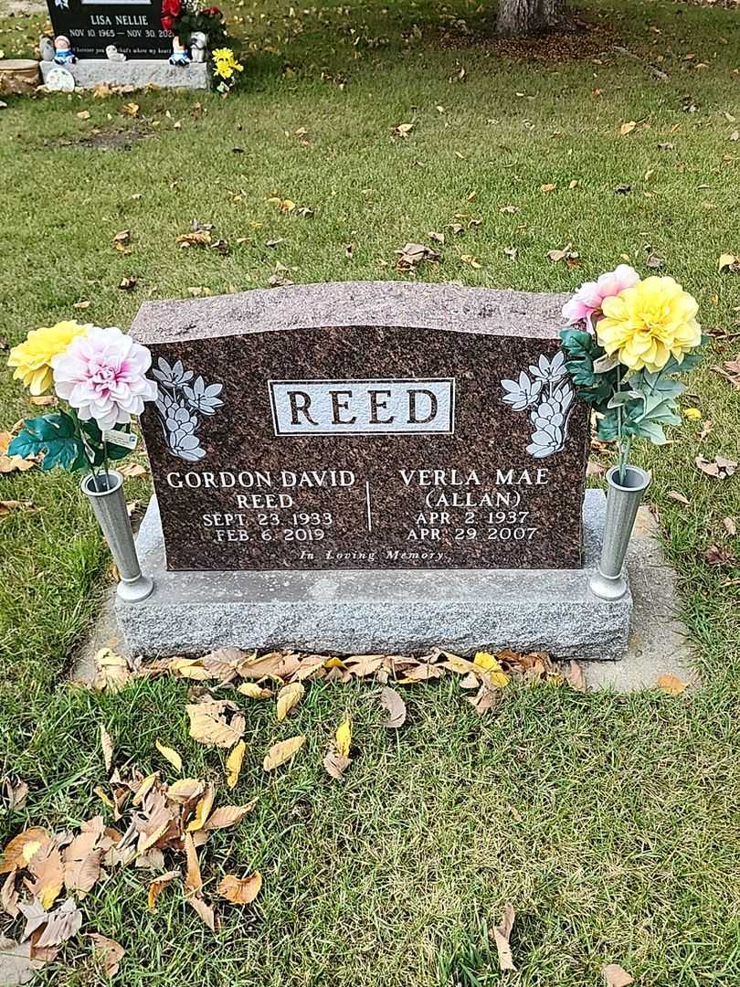 Verla Mae Allan Reed's grave. Photo 1