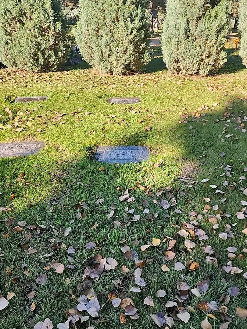 Fernand "Fred" Tanquay's grave. Photo 2