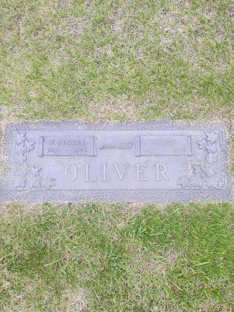 W. George Oliver's grave. Photo 1