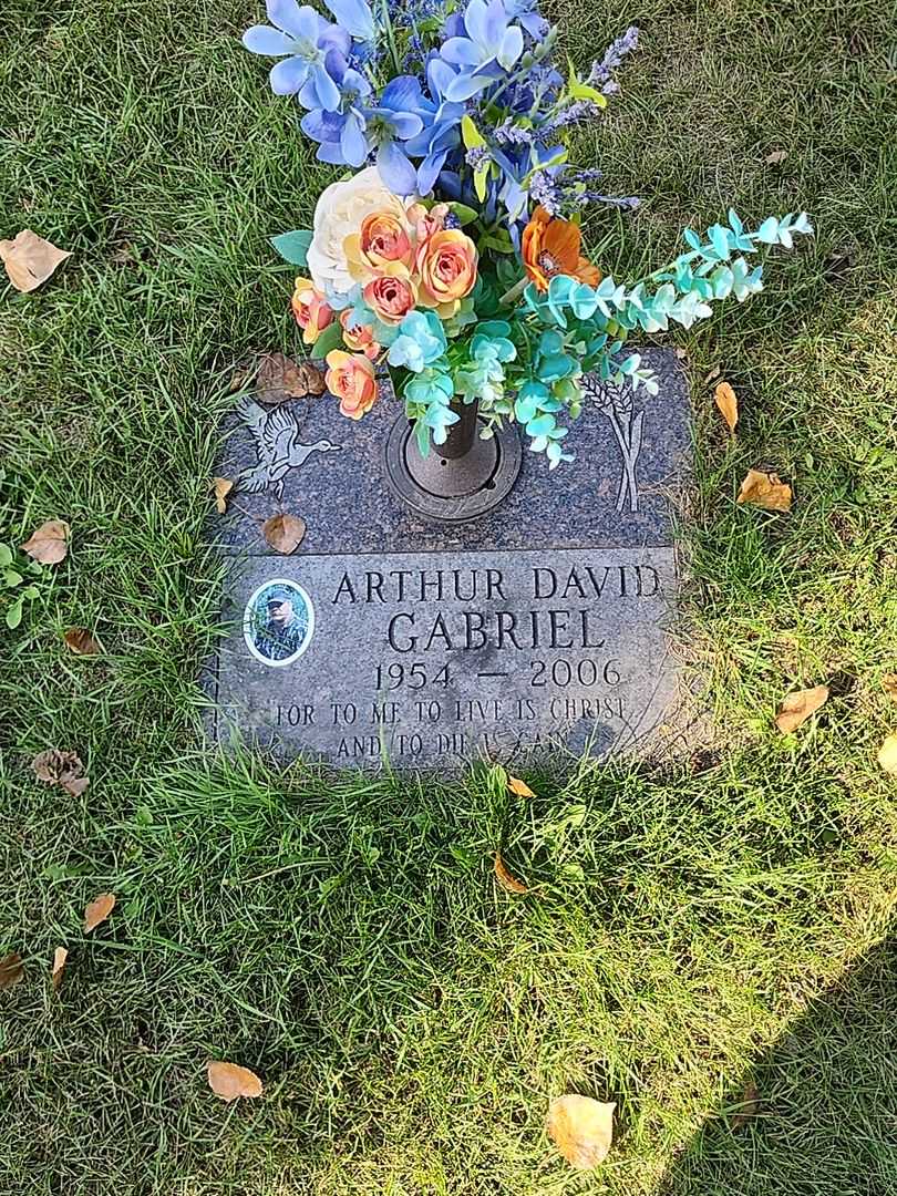 Arthur David Gabriel's grave. Photo 1