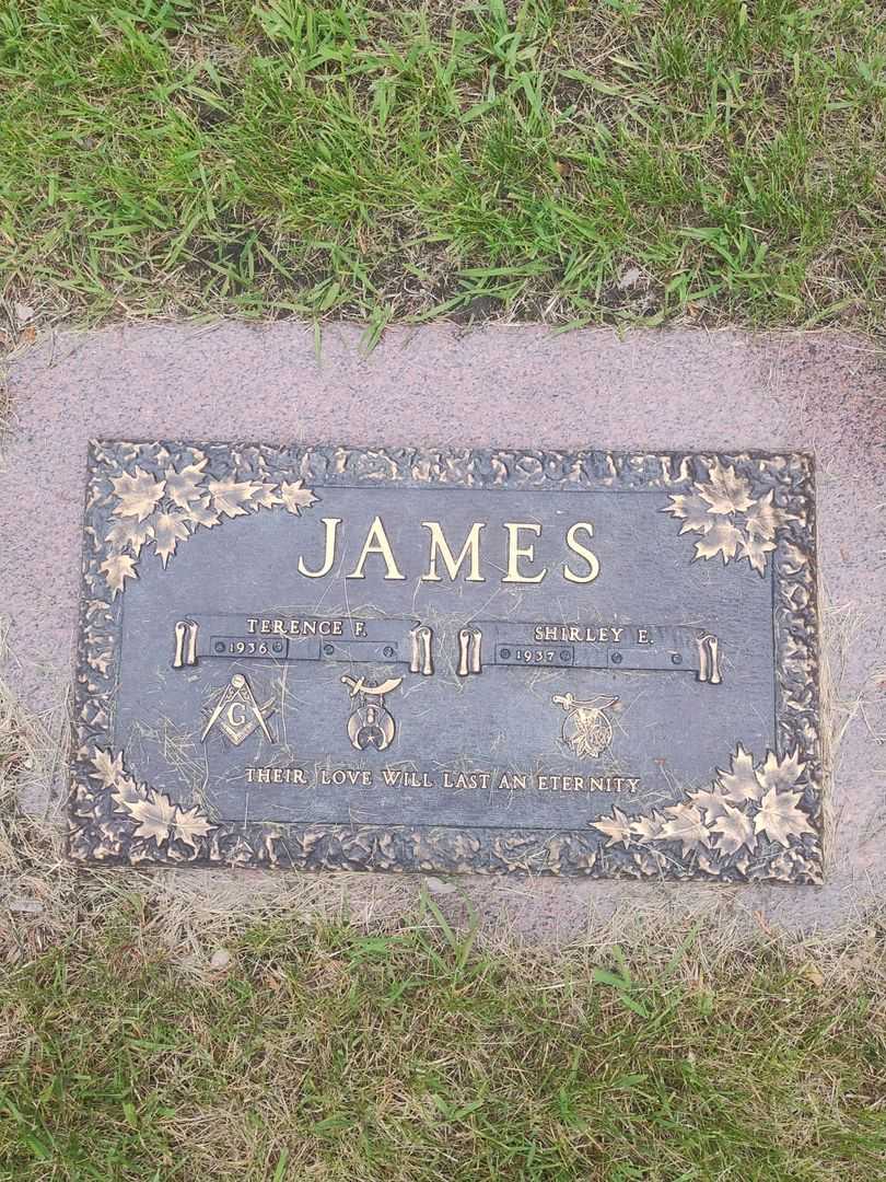 Terence F. James's grave. Photo 1