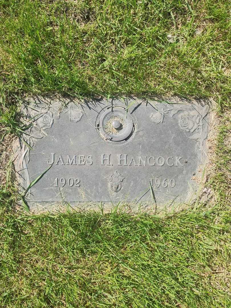 James H. Hancock's grave. Photo 1