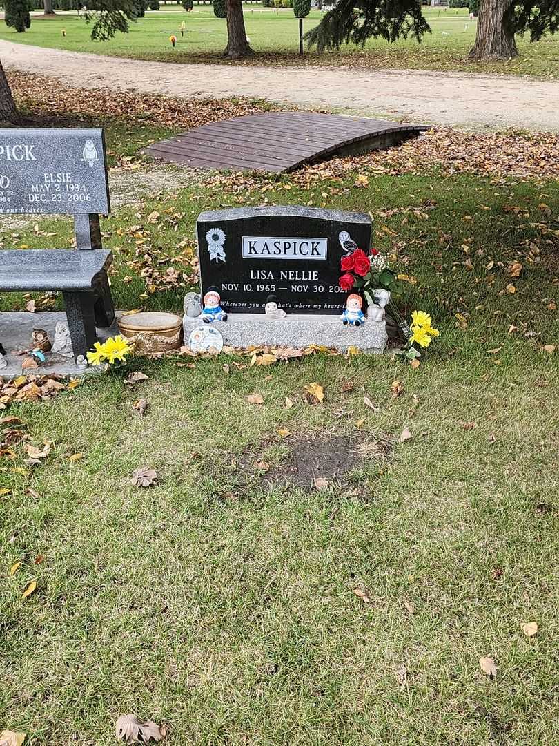 Lisa Nellie Kaspick's grave. Photo 2