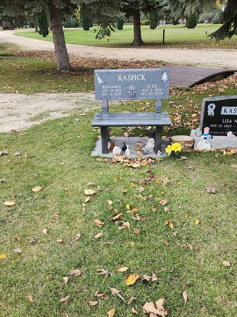 Benjamin "Ben" Kaspick's grave. Photo 2