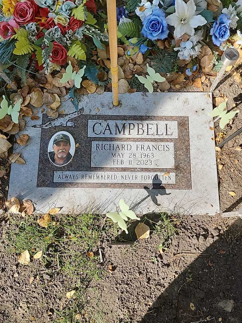 Richard Francis Campbell's grave. Photo 1