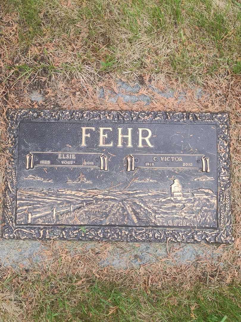 Clarence Victor Fehr's grave. Photo 1