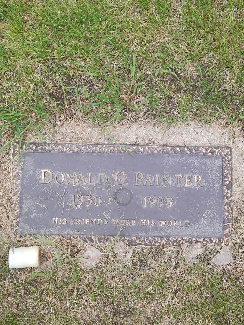 Donald George Painter's grave. Photo 1