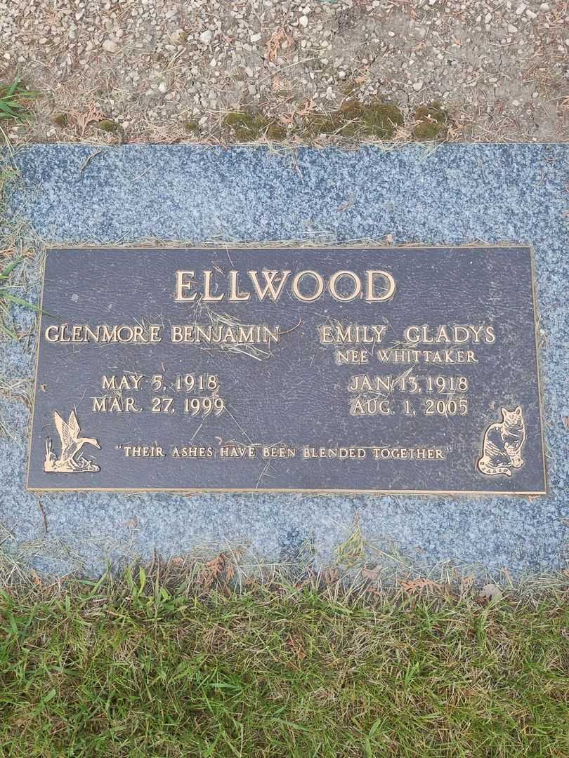 Glenmore Benjamin Ellwood's grave. Photo 1