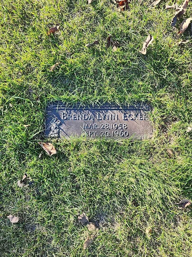 Brenda Lynn Ecker's grave. Photo 1