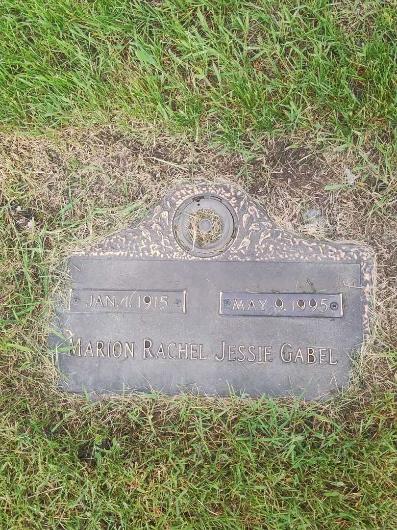 Marion Rachel Jessie Gabel's grave. Photo 1