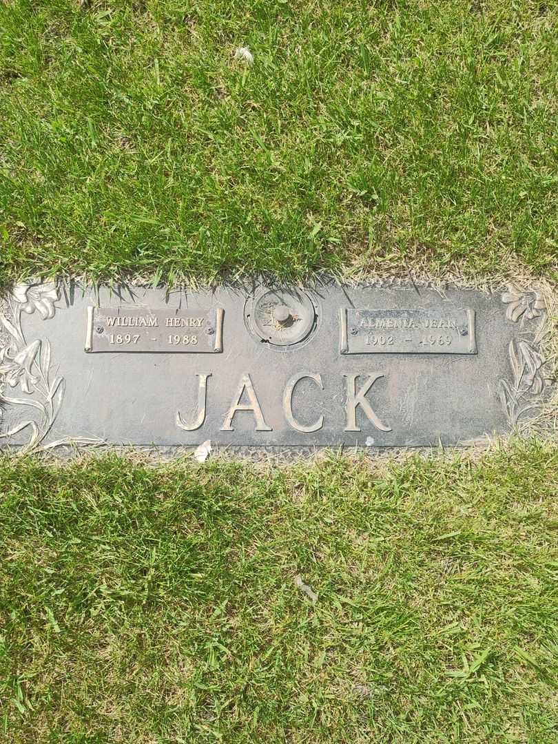 William Henry Jack's grave. Photo 1