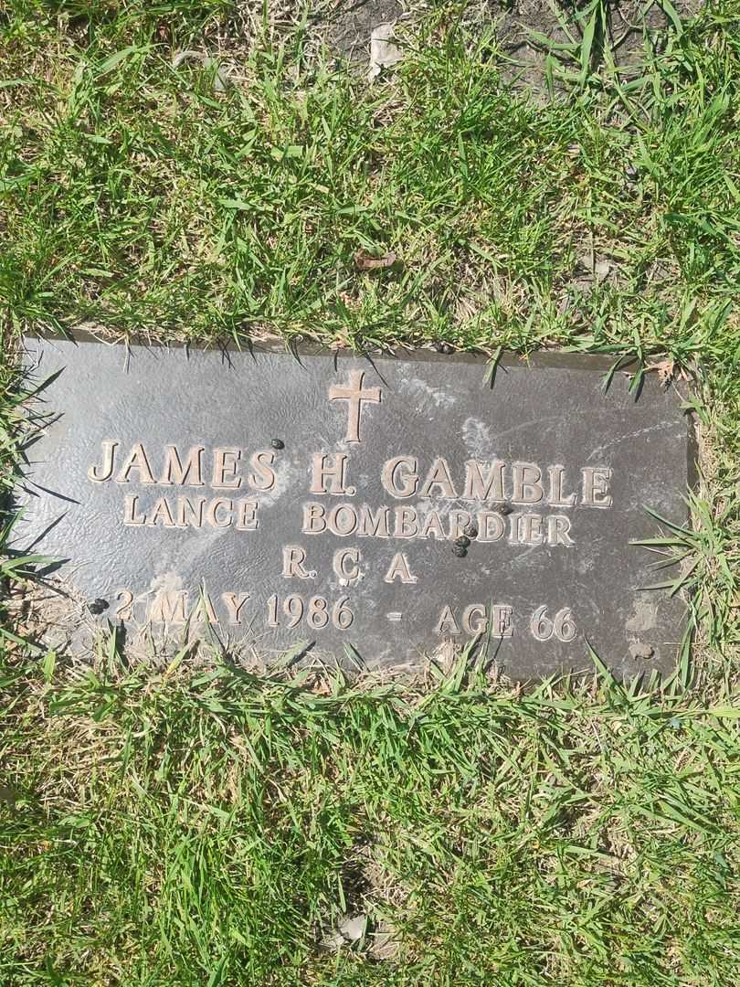 James H. Gamble's grave. Photo 1