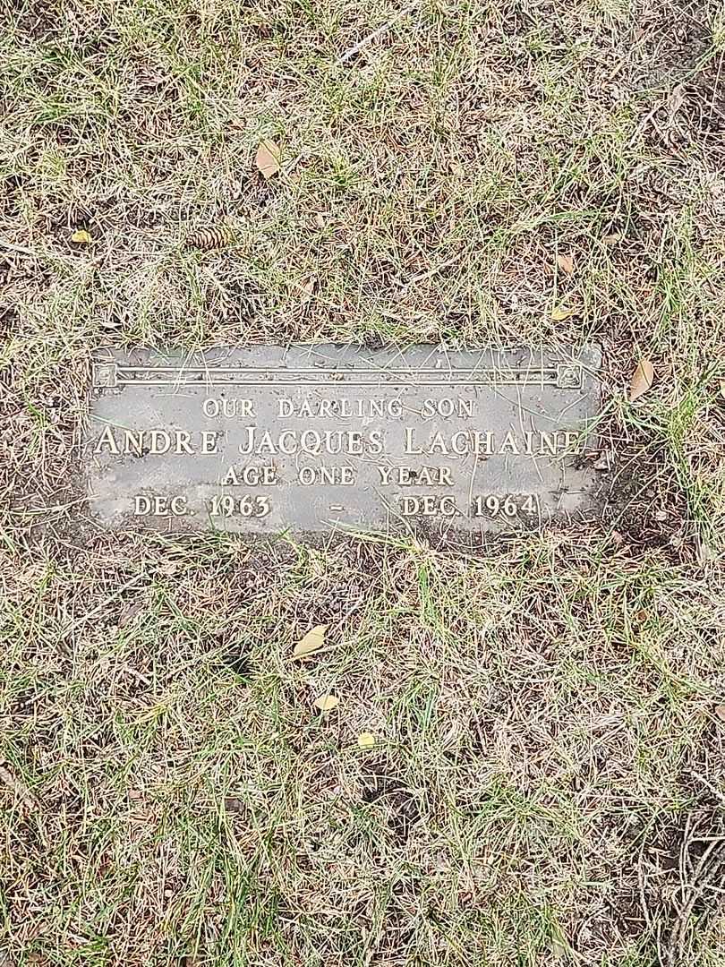 Andre Jacques Lachaine's grave. Photo 1