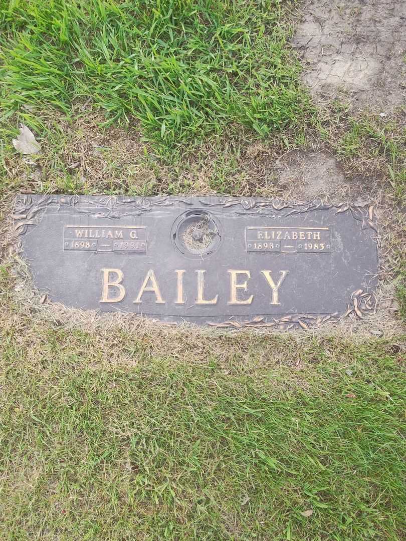 Elizabeth Bailey's grave. Photo 1