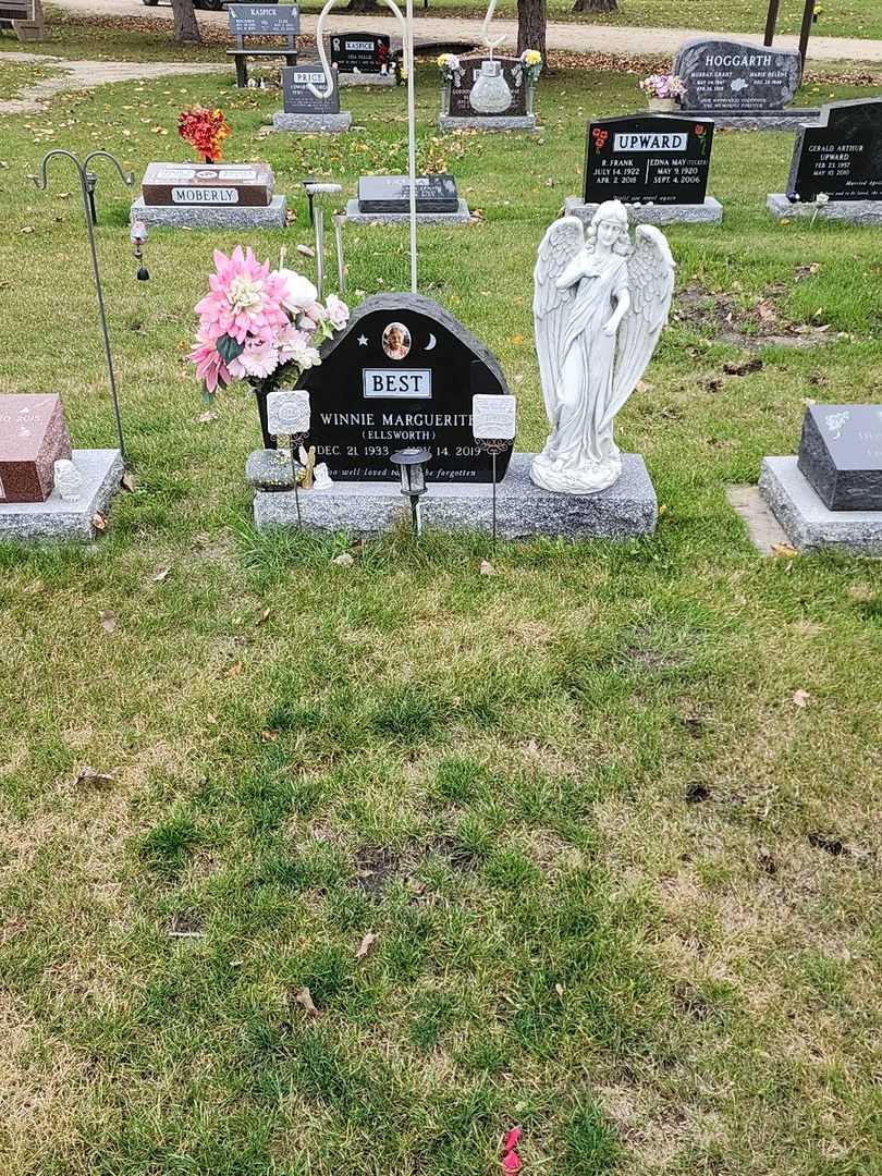 Winnie Marguerite Ellsworth Best's grave. Photo 2