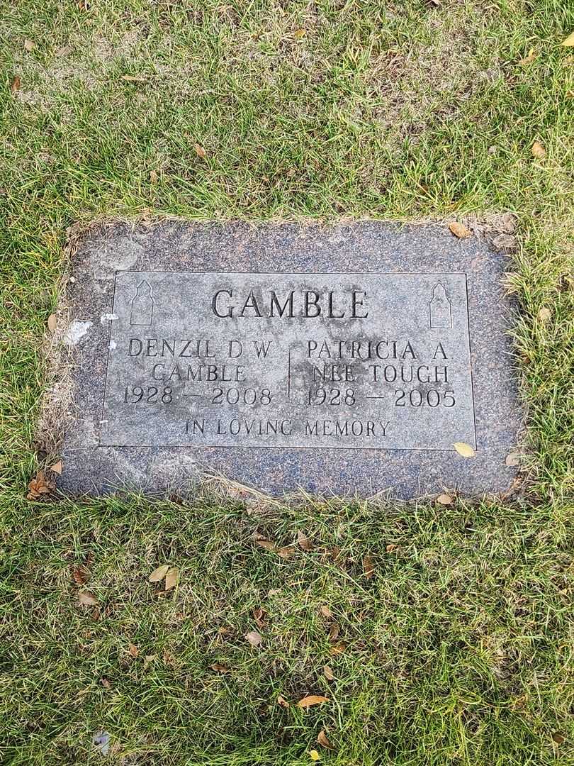 Denzil D. W. Gamble's grave. Photo 1