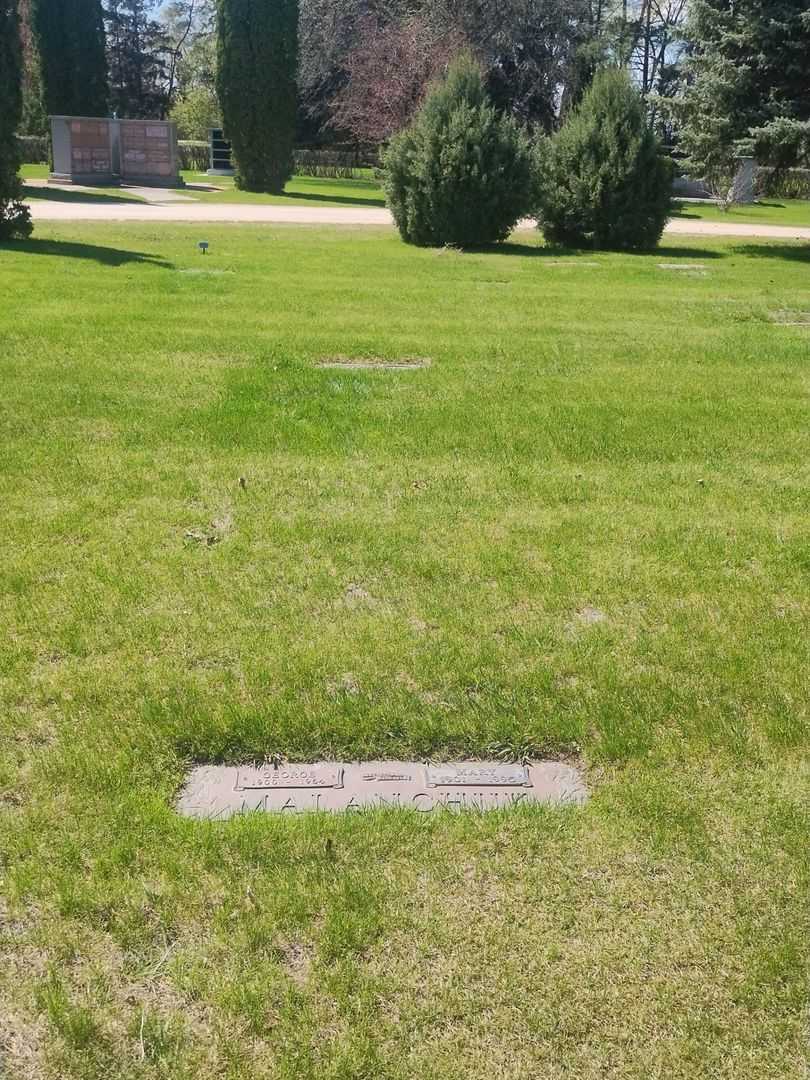 George Malanchuk's grave. Photo 2