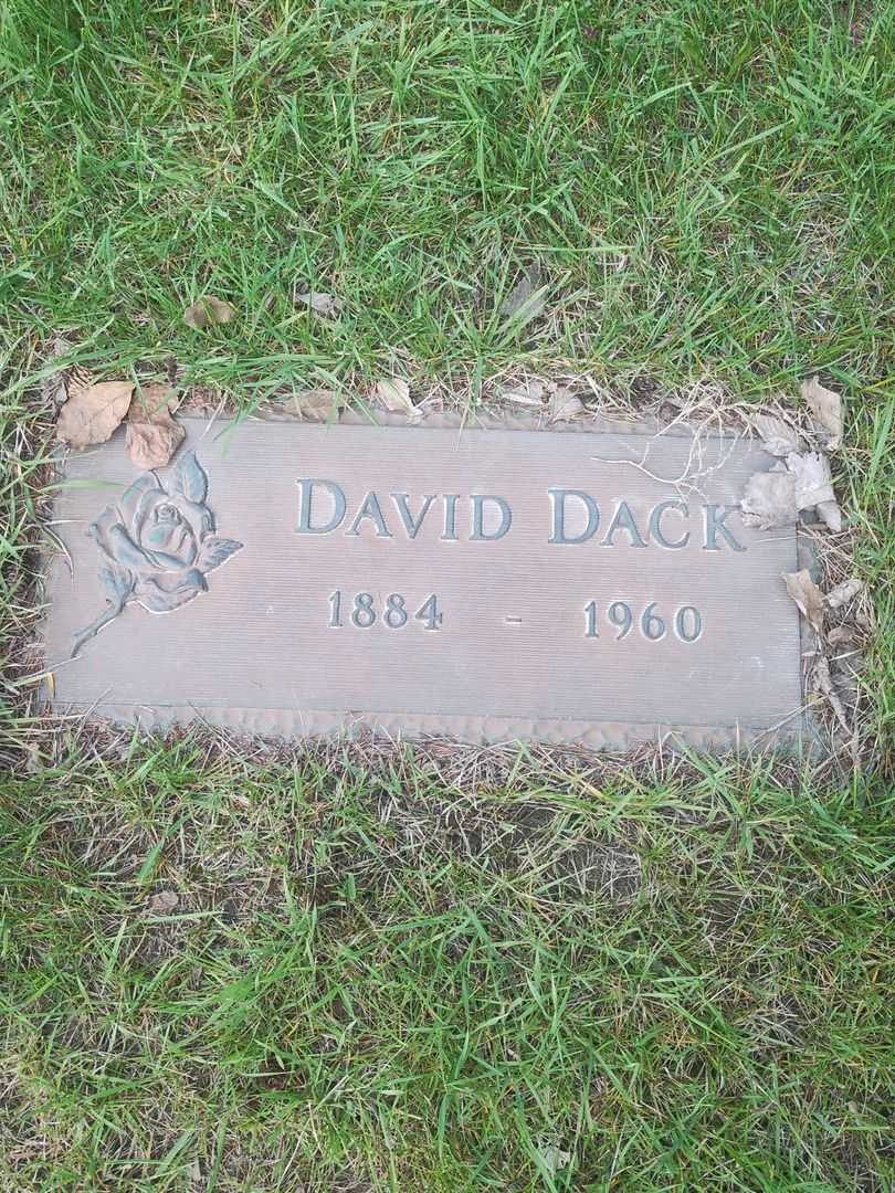 David Dack's grave. Photo 1