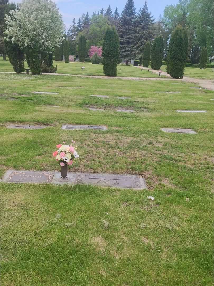 Bernhard D. Falk's grave. Photo 2