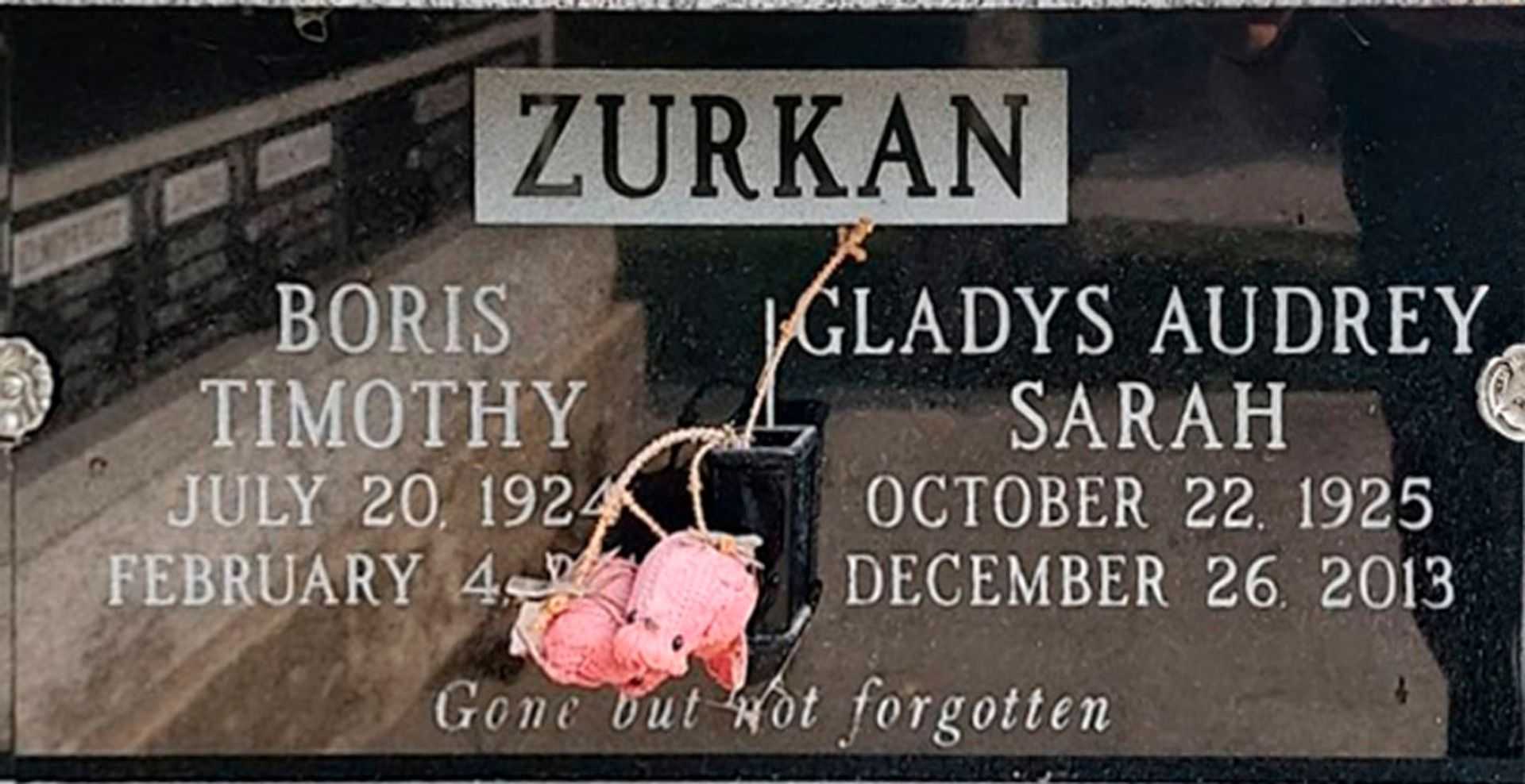 Boris Timothy Zurkan's grave