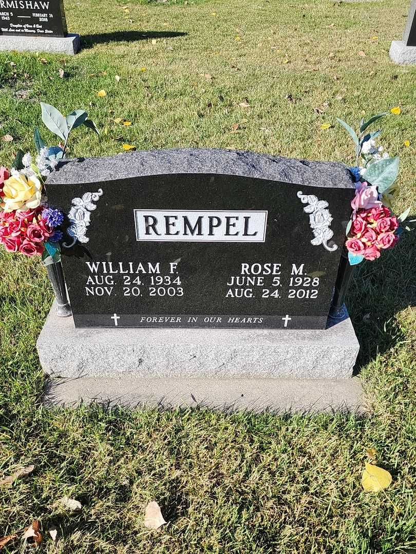 William F. Rempel's grave. Photo 1